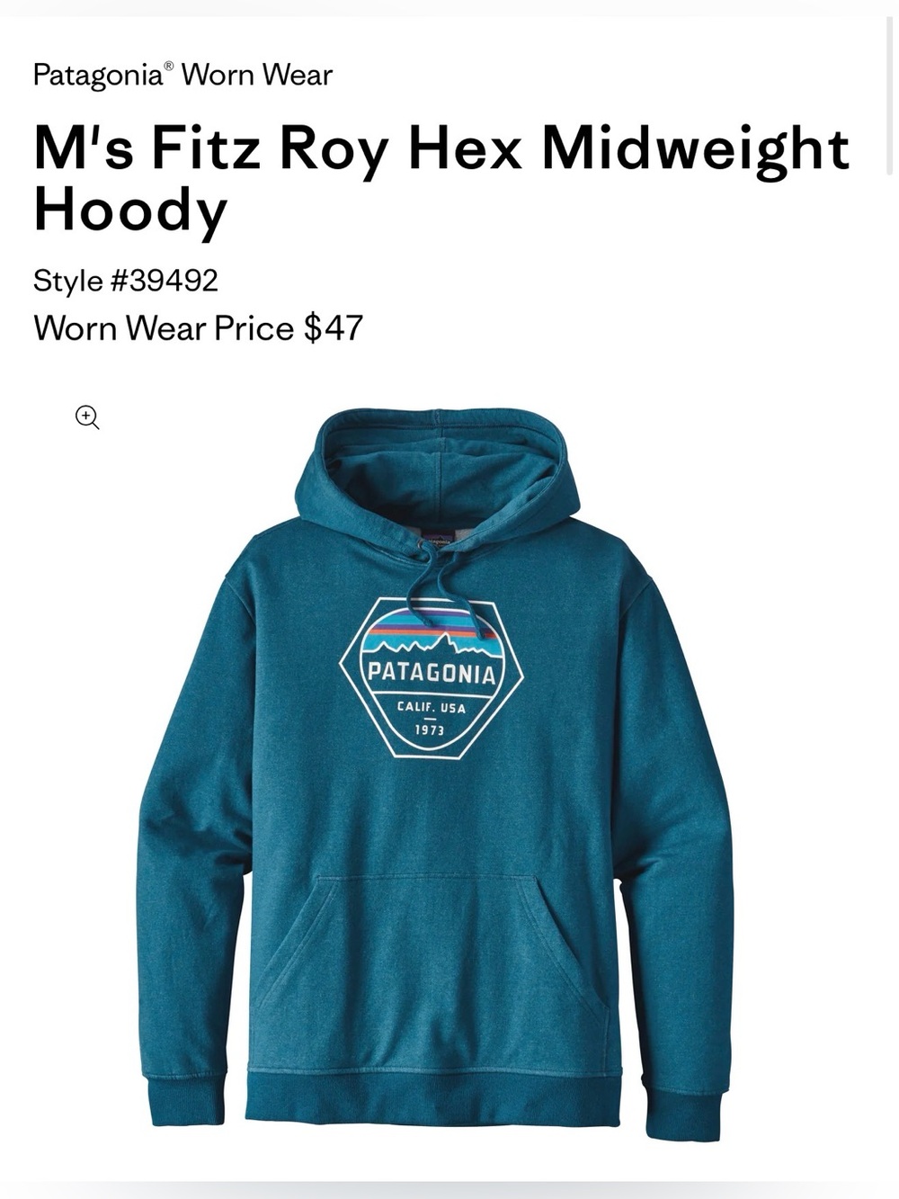 Patagonia fits Roy Hoodie
